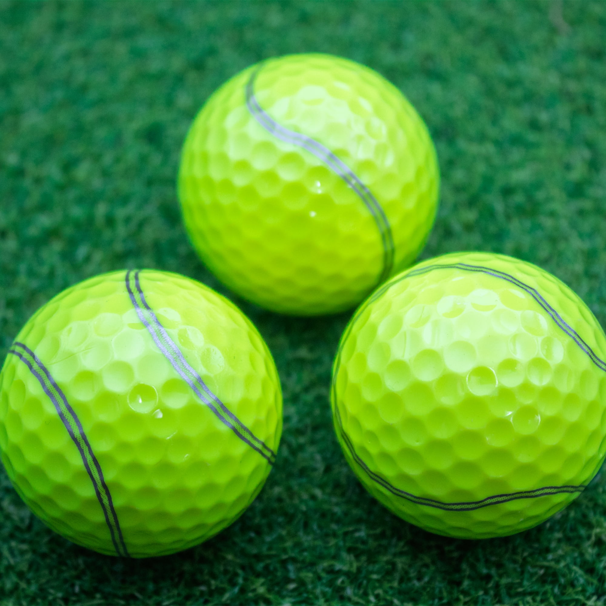 Tennis Golf Balls 12 Pack by GBM GOLF