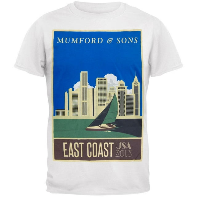 Mumford & Sons - T-Shirt Doux Tournée East Coast 2013