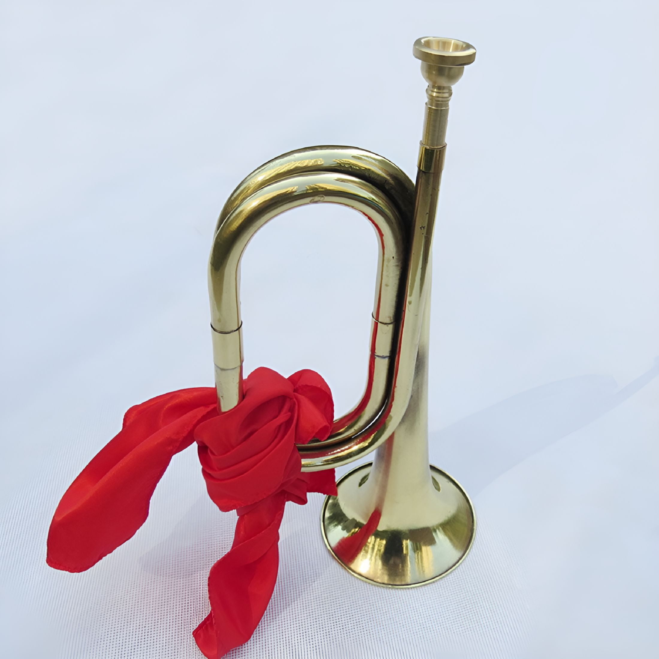QAYOZ Trumpet Horn Bugle Brass Instrument for Beginners Party Supplies