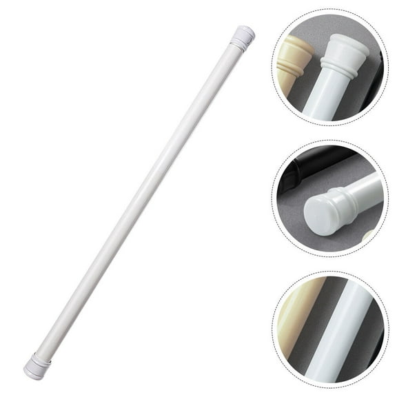 WRISTBIQUE Adjustable Spring Pressure Shower Curtain Rod, 50-80cm, Easy Install, Bathroom Stall Rod