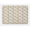 thumbnail image 1 of Panda Bath Mat, Illustration of Funny Sleeping Pandas with Rainbows Clouds Spirals Creative Nighttime, Plush Bathroom Decor Mat with Non Slip Backing, 29.5" X 17.5", Multicolor, by Ambesonne, 1 of 2