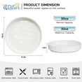 thumbnail image 6 of Vesteel Pasta Bowls Set of 4, 30oz Stoneware Salad Bowl, Large Dinner Bowls for Eating Serving Soup Noodle Pasta, Microwave & Dishwasher Safe, Speckled White, 6 of 8
