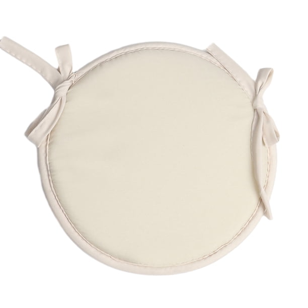 Toystoory Cojines de algodón fijados a las sillas: no se deslizan ni dañan la estabilidad de las sillas Cojines coloridos Decoración del hogar Beige 30 centimetros