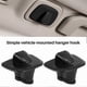 thumbnail image 2 of 2pcs Black ABS Roof Hooks for Car Interior Clothing Hangers Universal Fit, 2 of 5