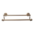 thumbnail image 4 of Top Knobs Ed7b Edwardian Bath 18" Double Towel Bar Hex Backplate, 4 of 5