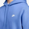 thumbnail image 4 of Men's Nike Club Pull-Over Fleece Hoodie Color: Denim Turq Size: S, 4 of 4