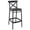 Black, variant on Compamia Cross Contemporary Resin Indoor Outdoor Bar Stool Black