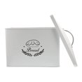thumbnail image 3 of Iron Bread Box Metal Storage Box Rectangle Bread Box Iron Rice Bucket Portable Bread Box, 3 of 8