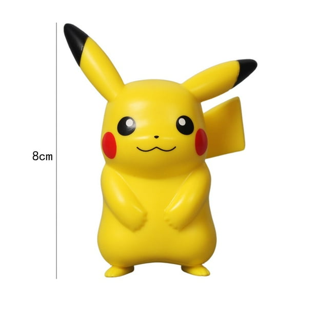 Pokemon Figura Pet Pikachu Charmander Psyduck Bulbasaur Anime Figures PVC Toys Collection Model Kawaii 4 Type For Kids Gifts heqiyong LED