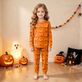 thumbnail image 5 of Leey-World Girl Halloween Pajamas Little Biys Girls' Long Sleeve Pajamas Sets Toddler Cotton Pjs Kids Sleepwears, 5 of 9