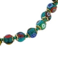 thumbnail image 3 of GlassOfVenice Murano Glass Mosaic Long Necklace - Transparent Green, 3 of 7