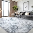 thumbnail image 2 of Ultra Soft Shag Area Rug for Living Room, Machine Washable Plush Carpet with Non Slip Backing, Fluffy Bedroom Rug for Home Decor, 6' x 9', 2 of 12
