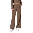 thumbnail image 2 of Scoop Womens Leather Modal Soft Pants Wide Stretch Yoga Yoga Pant Bootcut Plus Size High Waisted Sweatpant Relaxed with Pocket Trousers, 2 of 8