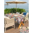 thumbnail image 4 of Easter Gnomes Outdoor Tablecloth - 54x80 Inch Rectangle Dining Table Cover, Colorful Eggs Bunny Ears Flowers Leaves Branch Waterproof Outdoor Table Cloth with Umbrella Hole & Zipper for Picnic/Patio, 4 of 7