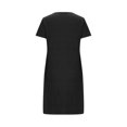 thumbnail image 6 of HomeGardon Women's Sleepwear Nightgowns for Women,Fashion Print Medium Length Dress Oversized Short Nightgown Fashion Chest Print Short Sleeve Nightdress,S-XXL, 6 of 6