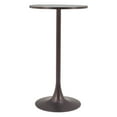 thumbnail image 4 of Bite Bar Table Gray & Black Bar Table, Modern Style, Faux Terrazzo MDF round shape tabletop, Steel, Indoor Bar, 4 of 5