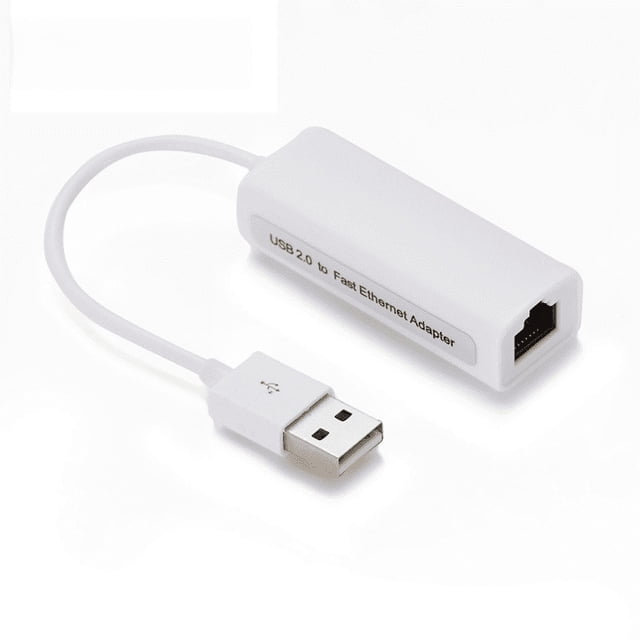 Tarjeta de red USB plug and play de 100 megabytes sin unidad, convertidor de interfaz de cable de red Ethernet USB a RJ45