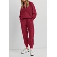 thumbnail image 4 of Womens 2 Piece Sweatsuits Set Long Sleeve Half Zip Pullover Sweatshirt Joggers Sweatpants Fall Outfits Tracksuit, 4 of 6