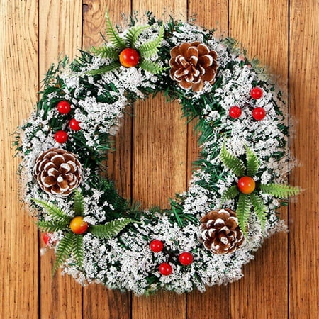 Door Frame Christmas Decorations Wall Hanging Christmas Wreath Decoration For Xmas Party Door Garland Ornament ()