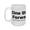 white, variant on "ONE STEP FORWARD" 15oz Minimalist Ceramic Mug - Motivational Drinkware for Home & Office