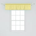thumbnail image 2 of Ambesonne Yellow and White Window Valance, Aquarelle Art, 54" X 12", Yellow White Mint Green, 2 of 3