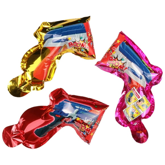 Ensemble de Jouets Pistolet à Feu Gonflable - Parfait pour le Nouvel An, les Mariages, les Fêtes, et Plus Encore!