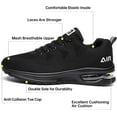thumbnail image 5 of YAZI  Mens Air Athletic Running Tennis Shoes Lightweight Sport Gym Jogging Walking Sneakers US 6.5-US12, 5 of 9