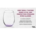 thumbnail image 3 of DISCOUNT PROMOS ARC 5.5 oz Purple Stemless Wine Glass (Set of 12), 3 of 5