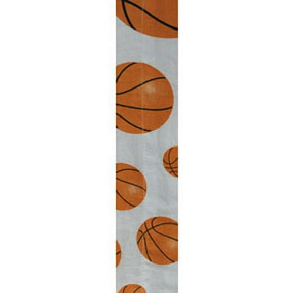 Zan Headgear Cooldanna 100 Percent Cotton Basketballs Tie (White)