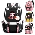 thumbnail image 2 of Mochila Demon Slayer Anime Nezuko Kawaii dibujos animados estudiante mochila escolar para adultos gran capacidad bolsa de viaje mochilas regalo para niños hola suerte  unisex, 2 of 2