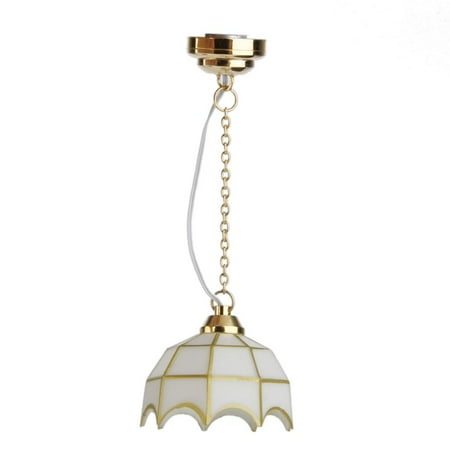 

:12 Dolls House Miniature Lamp LED Light Battery Operated