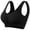 Black, variant on Women's Cozy Wireless Bra, Full-Coverage Pullover Bra, Seamless T-Shirt Bra Hot Pink L