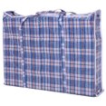 thumbnail image 1 of Portable Plastic Jumbo Laundry Zipped Reusable Large Strong Shopping Storage Bag, 1 of 4