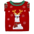 thumbnail image 2 of Jollidays Family Llama Motif Pullover Christmas Sweater for Toddler, Sizes 2T -5T, 2 of 3