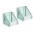 thumbnail image 2 of PONPRNGY 2Pcs Non Perforated Bathroom Shower Gel Storage Rack Bathroom Wall Shower Storage Rack Detergent Hanging Rack, 2 of 6