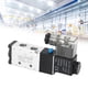 thumbnail image 1 of Válvula Solenoide Eléctrica, AC110V 0.04um Espejo De Pared Interior Completos Bobina De Alimentación Válvula De Aire De 2 Posiciones Y 5 Para Control De Cilindro, 1 of 7