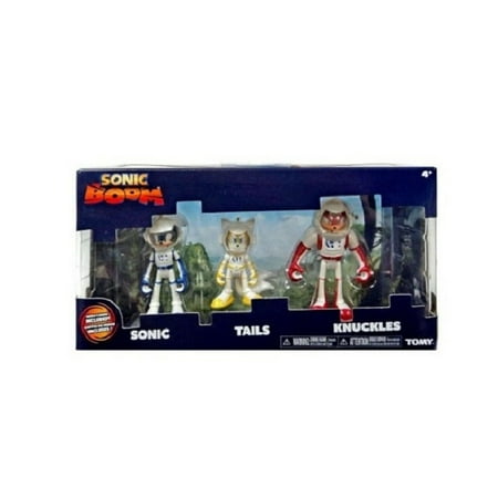 Action Figure Toy - Sonic Boom - Sonic - Tails - Knuckles - Spacesuit -