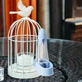 thumbnail image 6 of erfcxs Bird Water Dispenser For Cage Automatic Drinking Bottle Feeder 6x9.5x16.5cm Easy Install Container Spill Proof Hydration Solution Transparent Tube Small Pet, 6 of 8