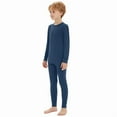 thumbnail image 2 of Kids 100% Merino Wool Base Layer Set Midweight Unisex Thermal Underwear Sets for Girls and Boys, 2 of 6