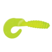 YUM Grub Soft Plastic 2 Chartreuse 18 Count