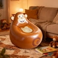 thumbnail image 4 of D Inflatable Lounger Chair Portable Air Sofa With Animal Design For Indoor Outdoor Relaxation, 4 of 7