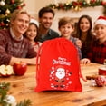 thumbnail image 2 of Christmas Gift Bags Bag Cookies Christmas Packaging Drawstring Red Candy Gift Velvet Large Christmas Gift Bags, 2 of 7