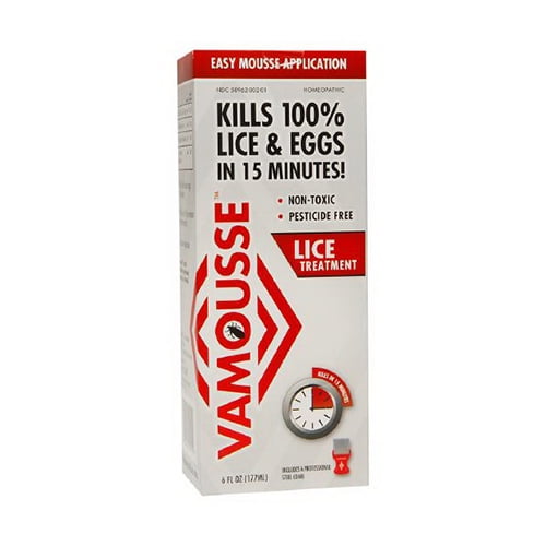 Vamousse Head Lice Treatment, Easy Mousse Application 6 Oz
