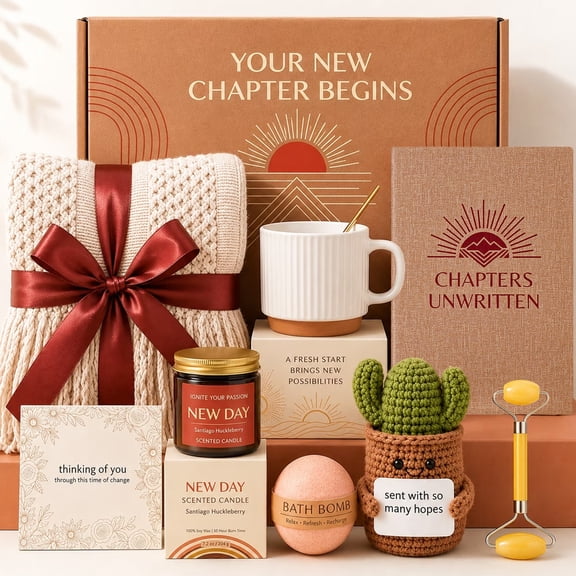 Get Well Soon Gift Baskets for Women Birthday Gifts Spa Self Care Package | Inspirational Thinking of You Gift, After Surgery, Christmas Gifts, Cooling Face Roller for Women Sick Friends Mom Her