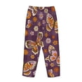 thumbnail image 5 of Haiem Buffalo Plaid and Butterflys Women's Pajama Pants Ultra Lightweight Pjs Bottoms Sleepwear Bottom Pants With Pocket Drawstring-Large, 5 of 9