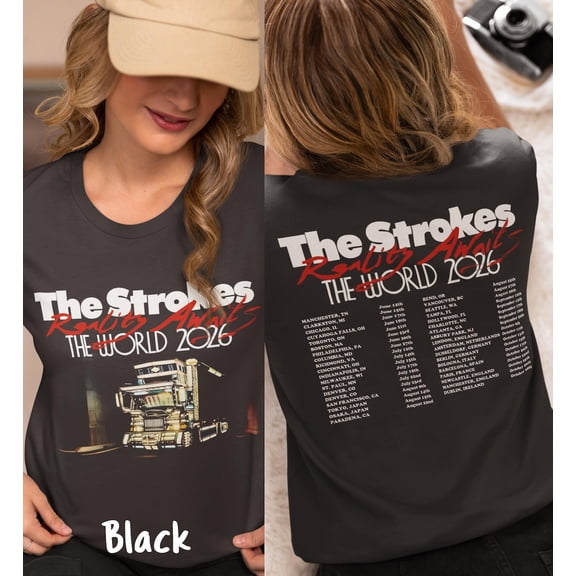 The Strokes Concert Shirt Alternative Rock Music Unisex T-shirt