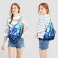 thumbnail image 4 of Nebula Sling Backpack&nbsp;- Vibrant Cosmic Cloud Pattern Shoulder Bag, Durable Multi-Pocket Pack for Outdoor Activities, 4 of 4