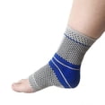 thumbnail image 4 of 1PCS Ankle Brace Compression Support Sleeve Guard with Stabilizing Gel Pads for Ankle Achilles Tendonitis Plantar Fasciitis Pain, 4 of 5