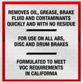 thumbnail image 3 of (2 pack) Super Tech Non Chlorinated SP-500930 Car Brake Parts Cleaner Liquids, 14.5 oz 1 Pack, 3 of 9