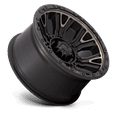 thumbnail image 2 of Fuel 1PC Cast Aluminum Rim D824 20X10 6X5.5 M-BLK-DDT -18MM, D82420008447, 2 of 3